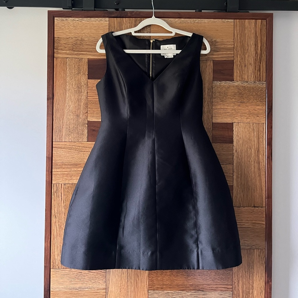 Kate Spade | Structured Silk Black Mini Dress